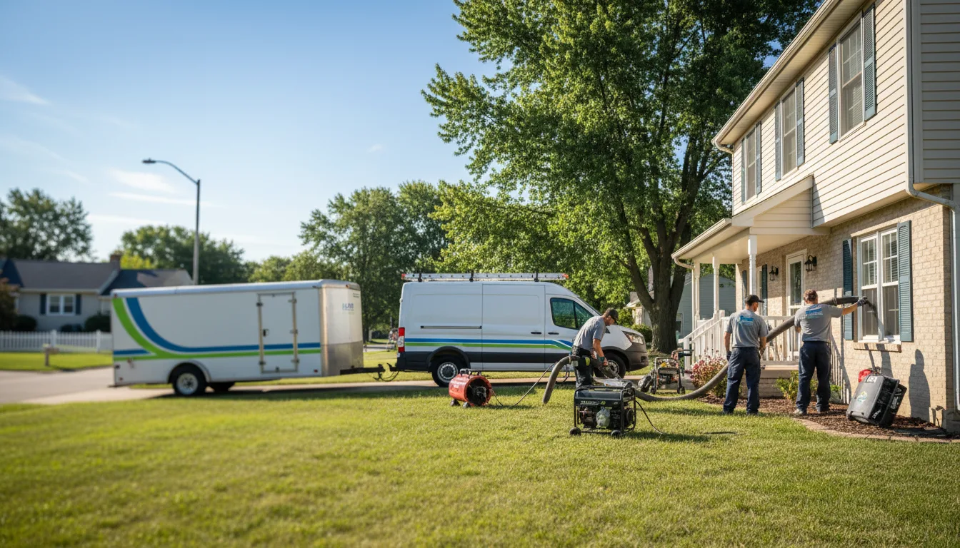 Flooded Basement Restoration And Cleanup With Repair in Douglas, ND near me